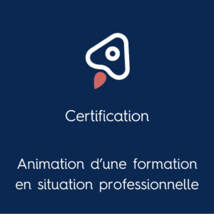 Visuel de la certification Animation d’une formation en situation professionnelle RS6490, parcours de 45 heures – Axelerance